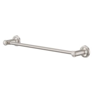 Pfister Briscoe 18" Wall Mounted Towel Bar Spot Defense Brushed Nickel