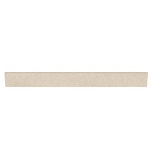 J Collection 37 in. Cultured Marble Backsplash in Winter Snow