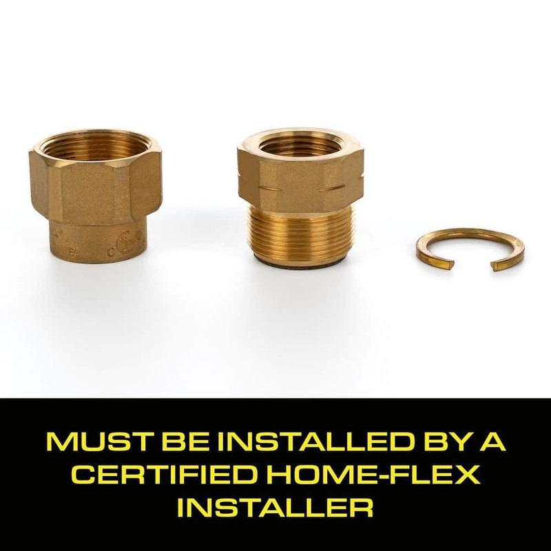 HOME-FLEX 3/4 in. CSST x 3/4 in. FIPT Brass Female Adapter - Image 5