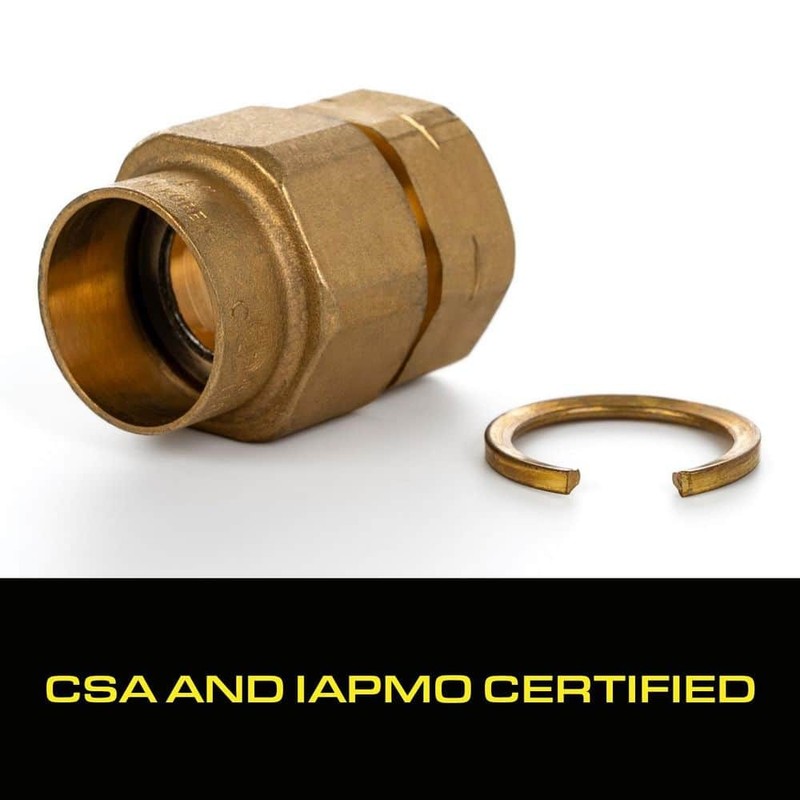 HOME-FLEX 3/4 in. CSST x 3/4 in. FIPT Brass Female Adapter - Image 7