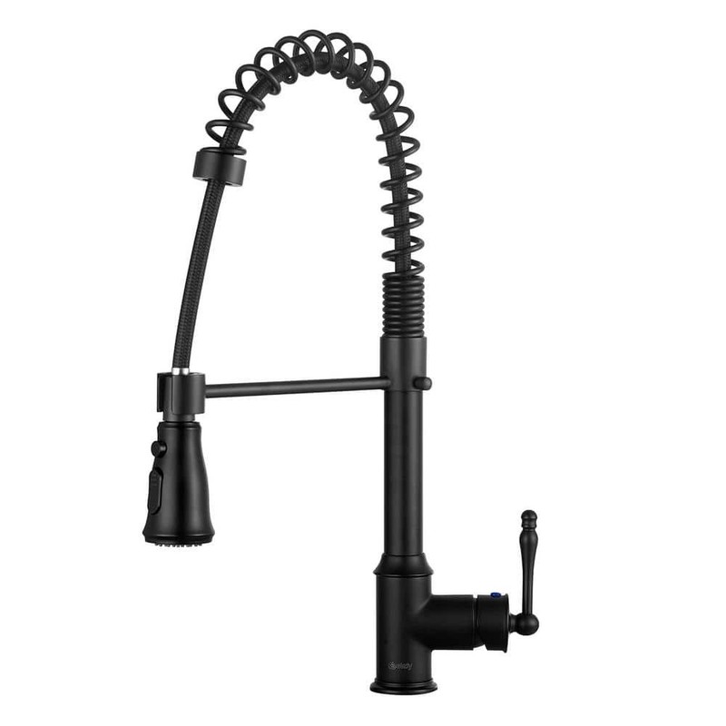 AKDY Matte Black Stainless Steel 32"x19" Undermount Single Bowl Sink with Faucet - Image 3