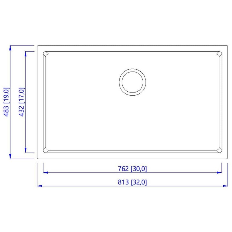 AKDY Matte Black Stainless Steel 32"x19" Undermount Single Bowl Sink with Faucet - Image 7
