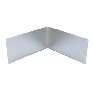 MUSTEE 12 in. x 24 in. Duraguard SS Wall Guards for Mop Basin