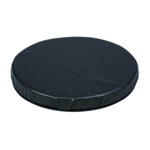 HealthSmart Deluxe Swivel Seat Cushion in Black Leatherette