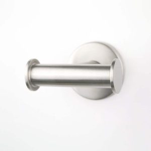 SEACHROME Double Robe Towel Hook, Stainless Steel, Satin Brushed Nickel
