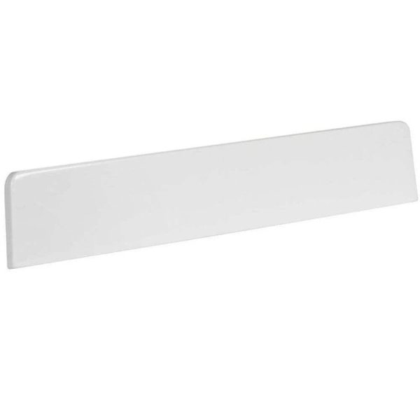 Glacier Bay 17.6 in. W Composite Vanity Sidesplash in White
