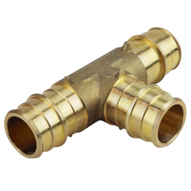 Apollo 3/4 in. Brass PEX-A Barb Tee Fitting - Image 2