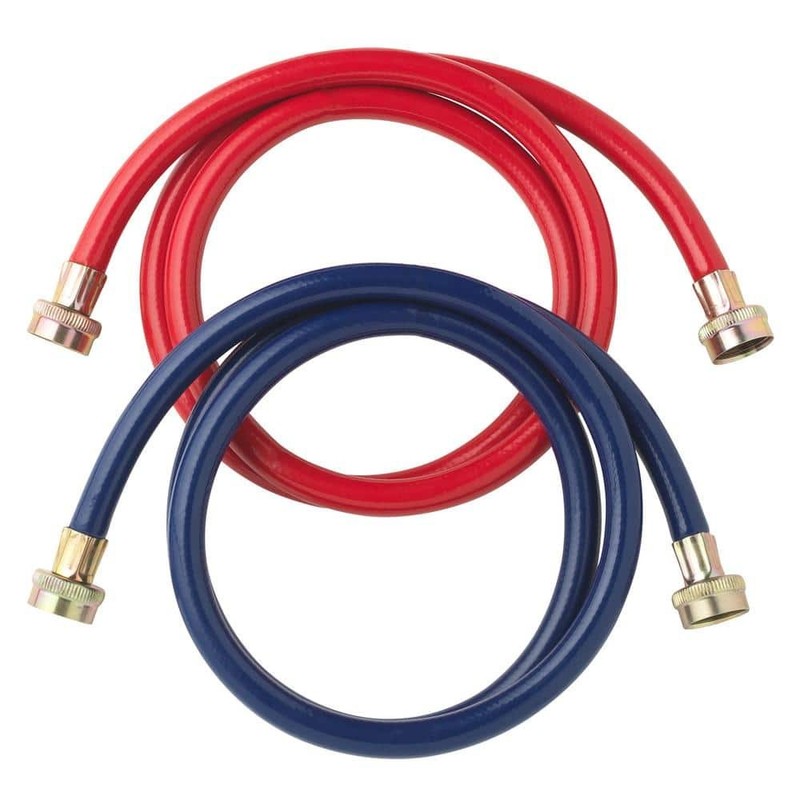 Everbilt 3/4 in. FIP x 3/4 in. FIP x 60 in. Washing Machine Fill Hose Pair