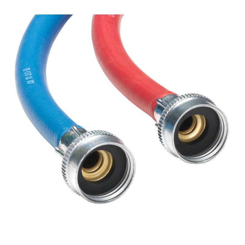 Everbilt 3/4 in. FIP x 3/4 in. FIP x 60 in. Washing Machine Fill Hose Pair - Image 2