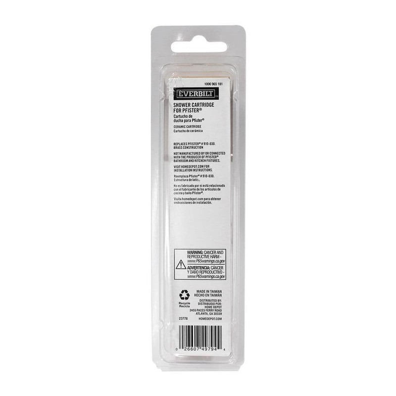 Everbilt 4 7/16 in. 12 pt Broach Ceramic Disk Cartridge for Pfister 910-030 - Image 9