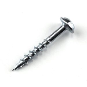 Kreg #8 x 1-1/4 in Square Drive Round Head Coarse Pocket Hole Screws 250 Pack