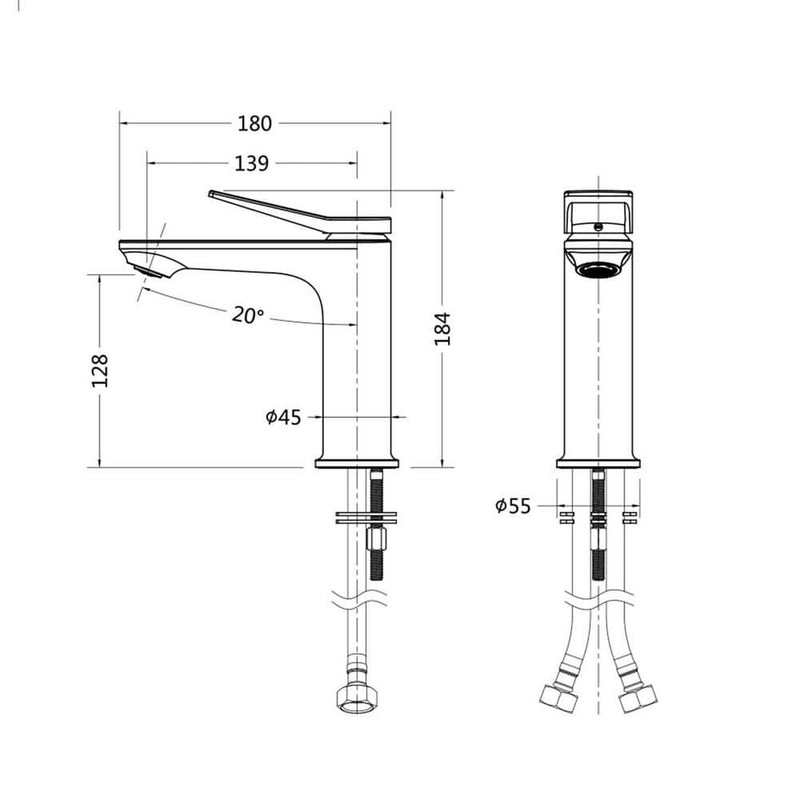 Unbranded Single Hole Single-Handle Bathroom Faucet in Polished Chrome - Image 11