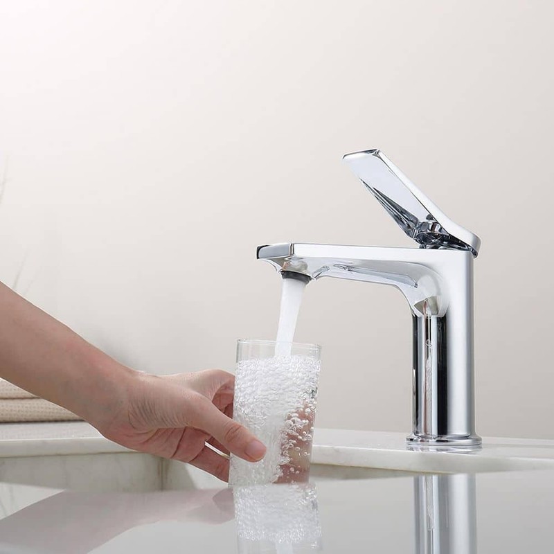 Unbranded Single Hole Single-Handle Bathroom Faucet in Polished Chrome - Image 12