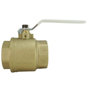TMG 3 in. Lead Free Brass FIP Ball Valve with Stainless Steel Ball and Stem