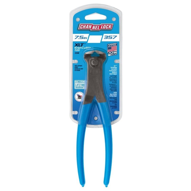 Channellock 7-1/2 in. Cross Cutting Pliers with End Cutter - Image 6