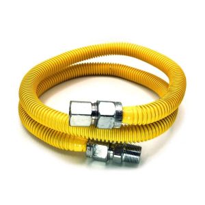 Everbilt 1/2 in. MIP x 1/2 in. FIP x 48 in. Gas Connector 106,000 BTU