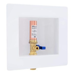 SharkBite 1/2" Push-to-Connect Ice Maker Outlet Box w/ Water Hammer Arrestor