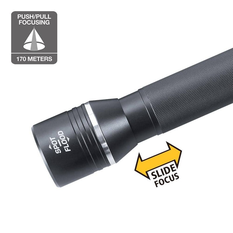 Defiant 1500 Lumens LED Slide-to-Focusing Aluminum Flashlight - Image 6