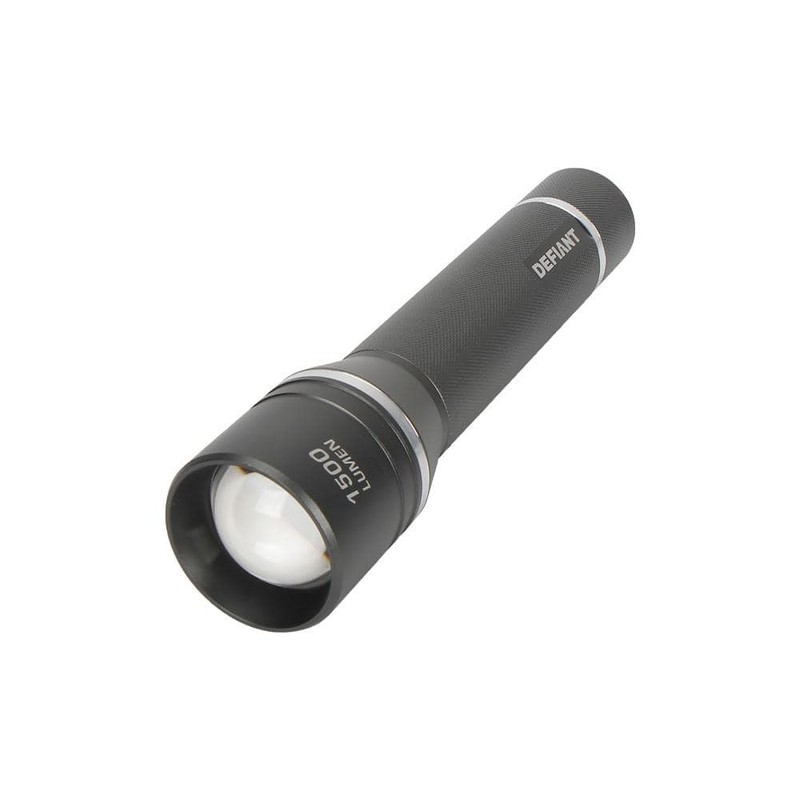 Defiant 1500 Lumens LED Slide-to-Focusing Aluminum Flashlight - Image 11