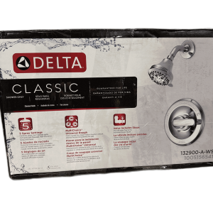 Delta Classic Single-Handle 5-Spray Shower Faucet with Stops in Chrome w/Valve