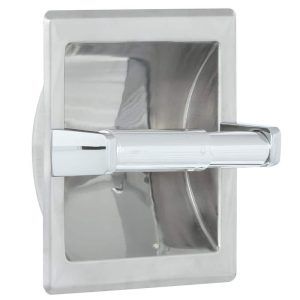 Franklin Brass Futura Recessed Toilet Paper Holder in Polished Chrome