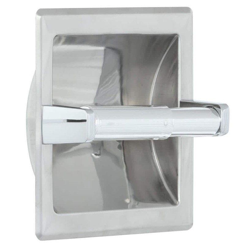 Franklin Brass Futura Recessed Toilet Paper Holder in Polished Chrome
