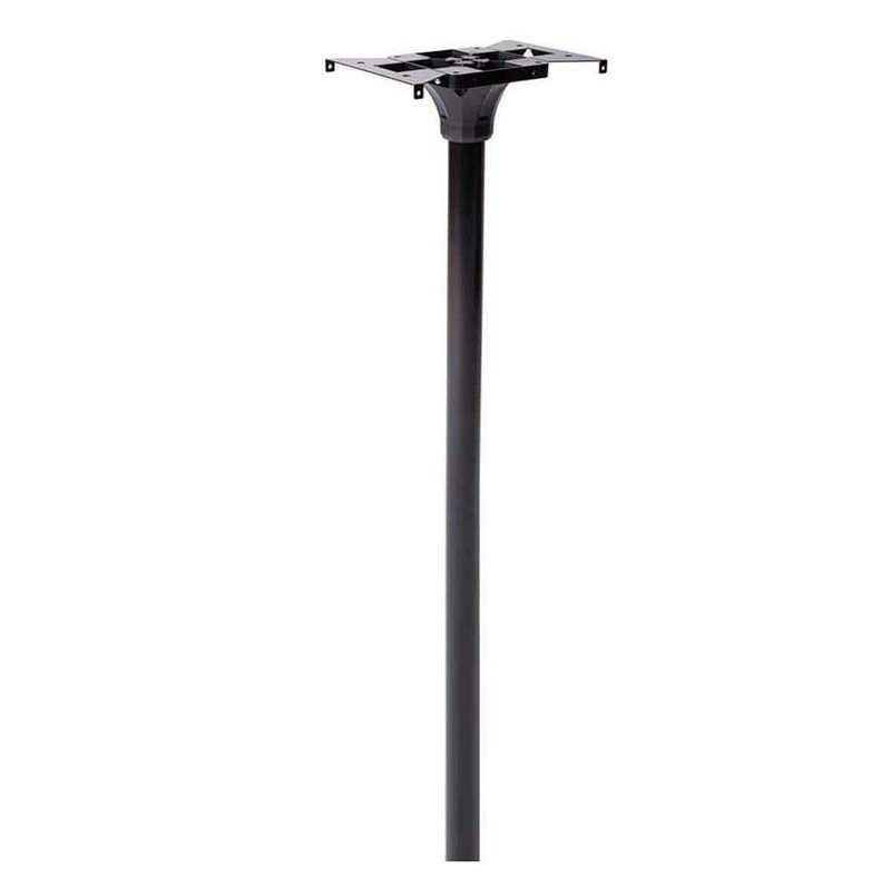 Architectural Mailboxes Coolidge 2 in. Dia In-Ground Steel Mailbox Post Black