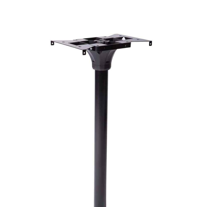 Architectural Mailboxes Coolidge 2 in. Dia In-Ground Steel Mailbox Post Black - Image 3