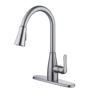 Glacier Bay McKenna Single-Handle Pull Down Kitchen Faucet Stainless Steel