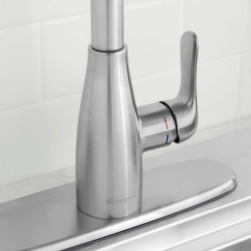 Glacier Bay McKenna Single-Handle Pull Down Kitchen Faucet Stainless Steel - Image 4