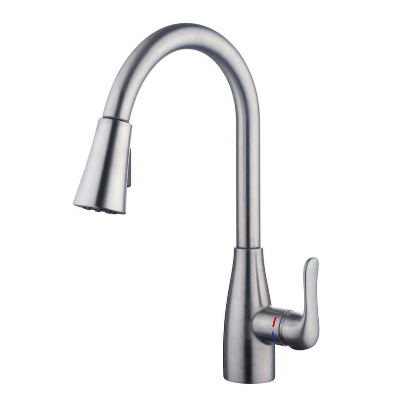Glacier Bay McKenna Single-Handle Pull Down Kitchen Faucet Stainless Steel - Image 7