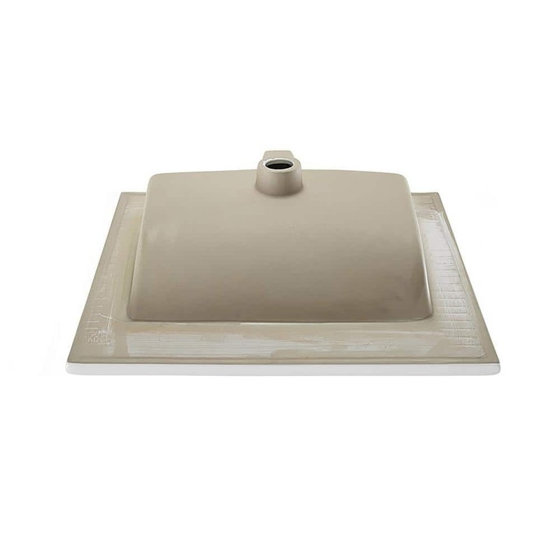 Swiss Madison 24 in. White Ceramic Vanity Top 8 in. Widespread Faucet Holes - Image 6