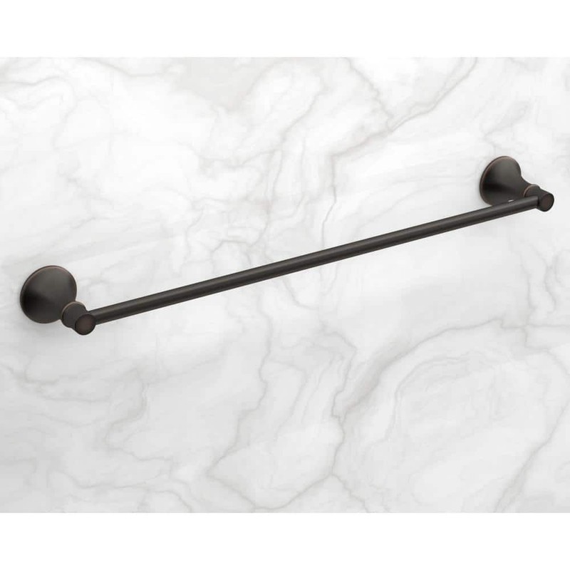 Glacier Bay Sadira 24 in. Wall Mounted Towel Bar in Bronze - Image 3