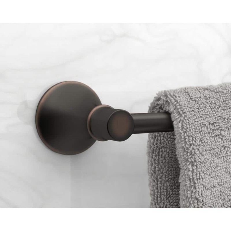 Glacier Bay Sadira 24 in. Wall Mounted Towel Bar in Bronze - Image 4