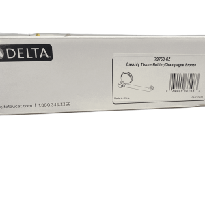 Delta Cassidy Wall Mount Single Post Toilet Paper Holder Bath Hardware Accessory