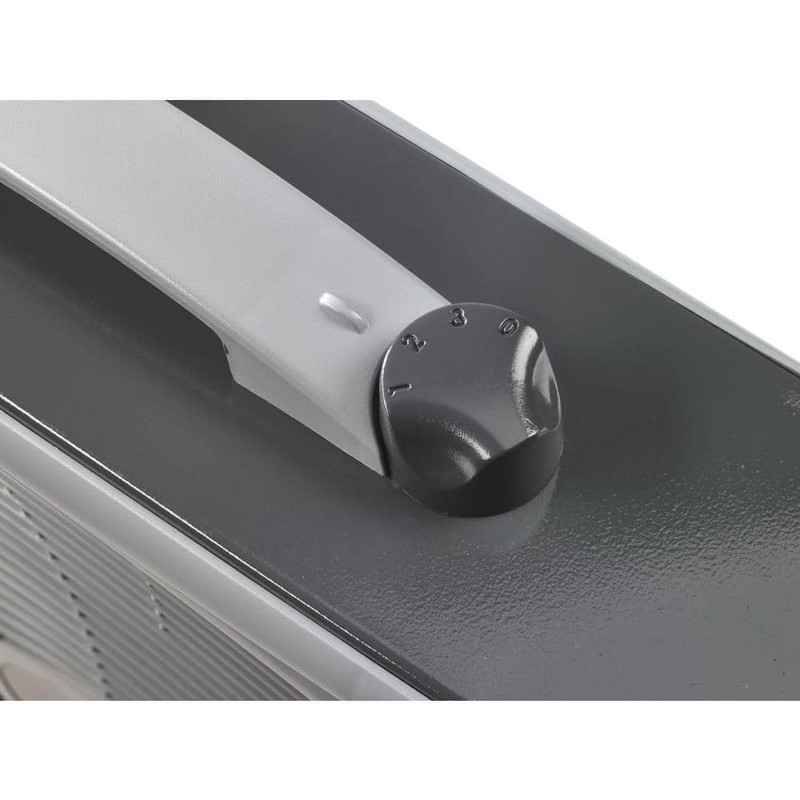 Lasko Power Plus 20" 3-Speed Box Fan,Gray,Weather Shield, 2000 CFM, Carry Handle - Image 5