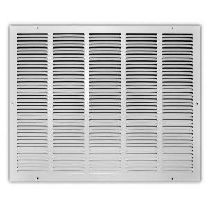 Everbilt 25 in. x 20 in. Steel Return Air Grille in White