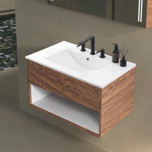 JONATHAN Y 30" W x 18.25" D Classic Rectangular Ceramic Sink Vanity Top White