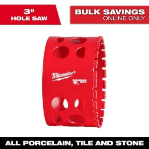 Milwaukee 3 in. Diamond Max Hole Saw