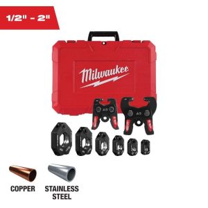 Milwaukee 1/2 - 2CTS-V Pivoting Press Ring Kit for M18 FORCE LOGIC Press Tools