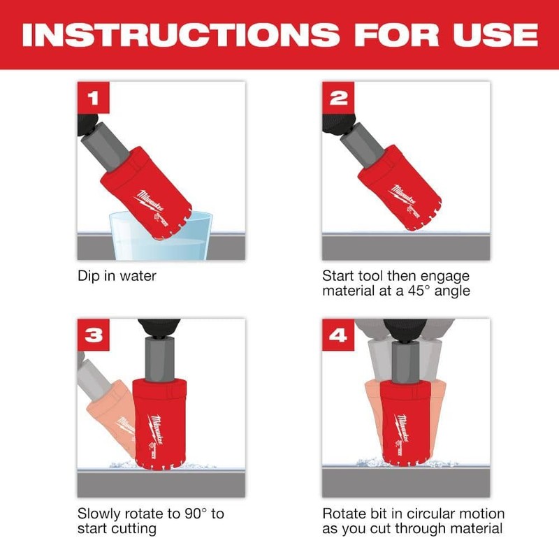 Milwaukee 3 in. Diamond Max Hole Saw - Image 8