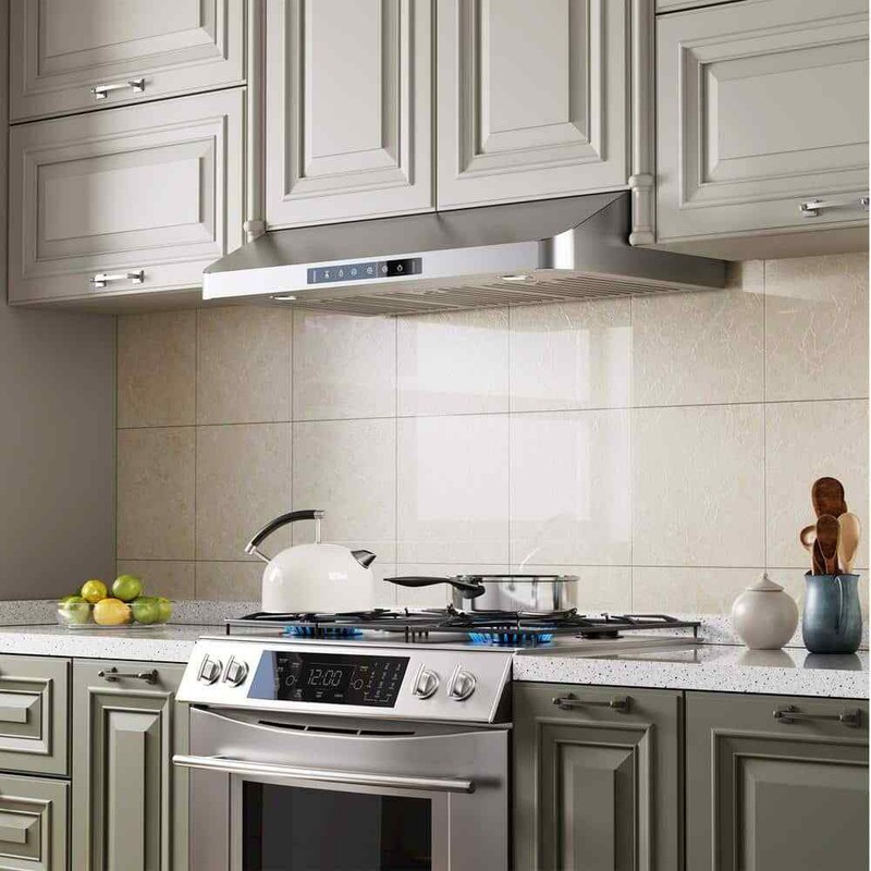 VIKIO 30 in. 900CFM Ducted Under Cabinet Range Hood in Stainless Steel w/3-Way - Image 2