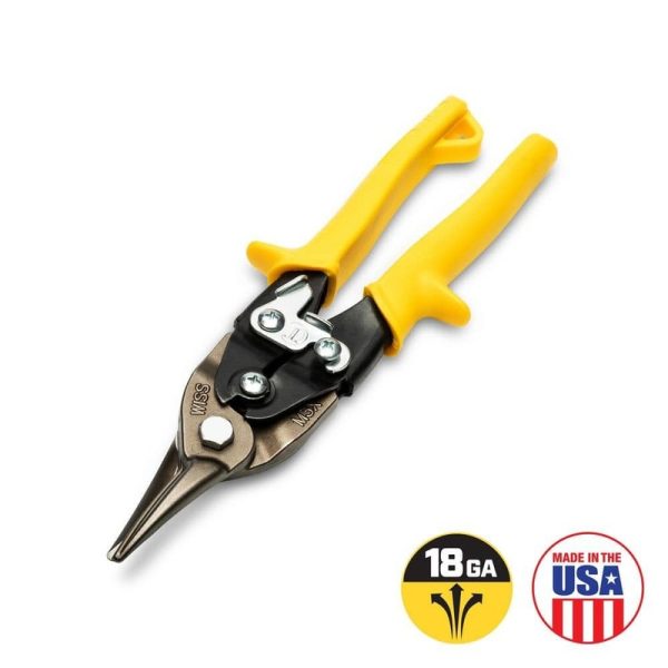 Crescent Wiss 9-3/4 in. Compound Action Aviation Snips, Left & Right Cut
