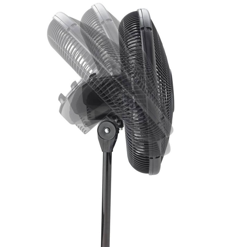 Lasko 16" 3-Speed Oscillating Pedestal Fan Black Adjustable Height Tilt Head - Image 11