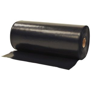 Husky 1 ft. x 300 ft. Black Flashing Plastic Sheeting