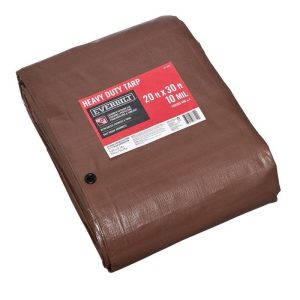 Everbilt 20 ft. x 30 ft. Brown and Silver Heavy Duty Tarp