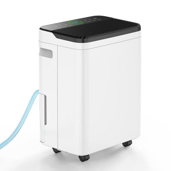 Edendirect 50 pt. Dehumidifier 4,500 sq.ft. White, Variable Speed, Ionizer