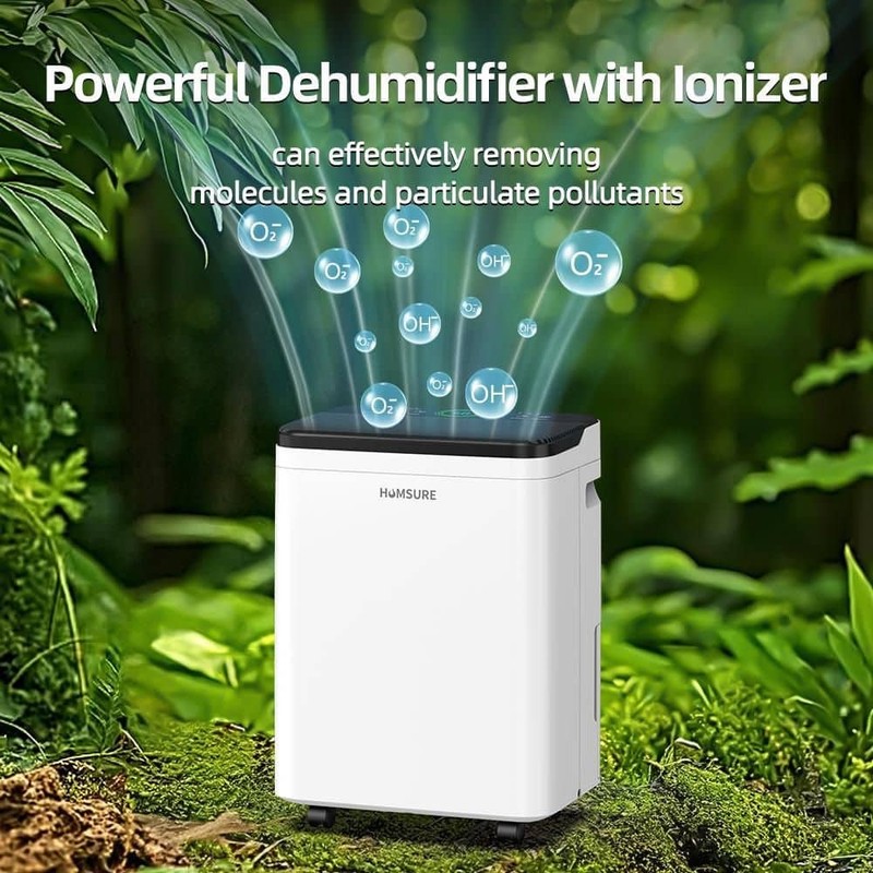 Edendirect 50 pt. Dehumidifier 4,500 sq.ft. White, Variable Speed, Ionizer - Image 7