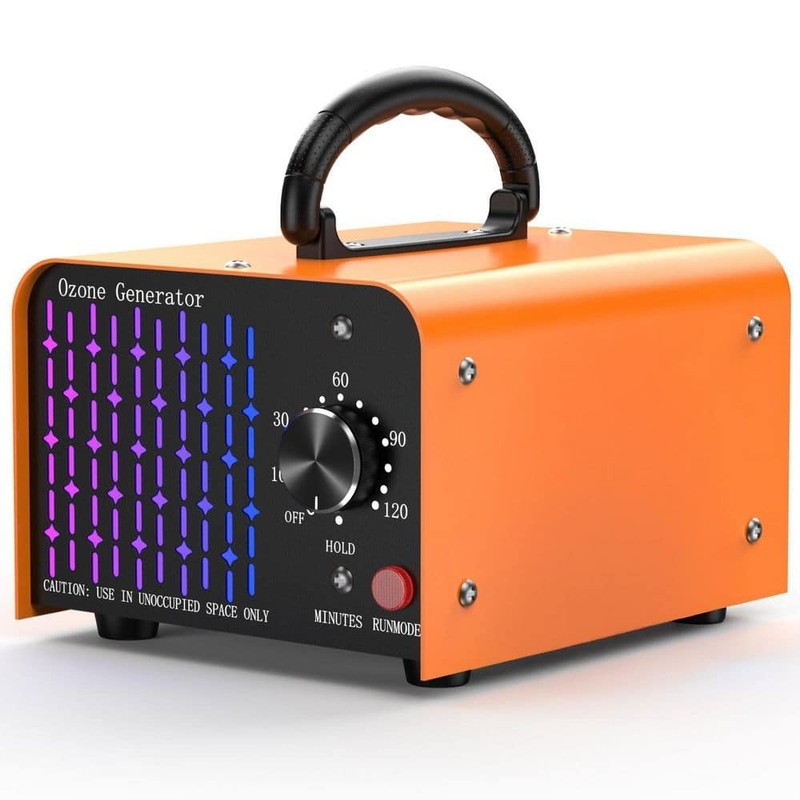 Edendirect 10000 sq.ft. Ion Ozone Generator Orange w/Fan & Timer Odor Removal