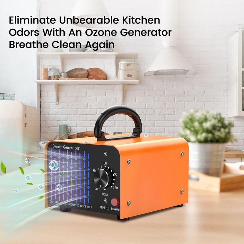 Edendirect 10000 sq.ft. Ion Ozone Generator Orange w/Fan & Timer Odor Removal - Image 6